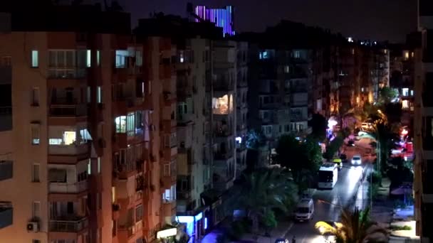 Evler Ulaşım Şehir Caddesi Antalya Türkiye — Stok video
