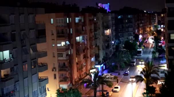 Evler Ulaşım Şehir Caddesi Antalya Türkiye — Stok video