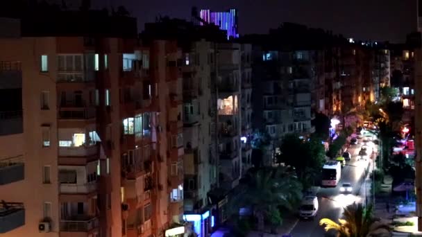 Evler Ulaşım Şehir Caddesi Antalya Türkiye — Stok video