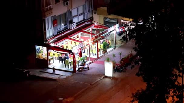 Häuser Und Transport Der Stadt Straße Antalya Truthahn — Stockvideo