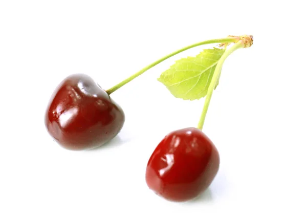 Ripe Red Berries Cherry Beautiful Harvest — Stock Photo, Image