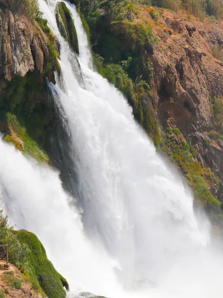 Lower Duden Waterfall in the Lara residential area of Antalya Turkey