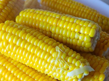 davranır için olgun taze haşlanmış mısır