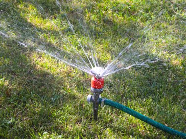 park çim sulama sulama su akışı püskürtme