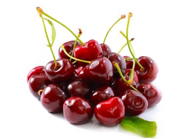 yemek için pişmiş güzel olgun kiraz çilek