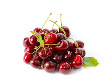 yemek için pişmiş güzel olgun kiraz çilek