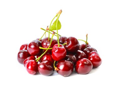 yemek için pişmiş güzel olgun kiraz çilek