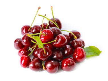 yemek için pişmiş güzel olgun kiraz çilek