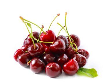 yemek için pişmiş güzel olgun kiraz çilek