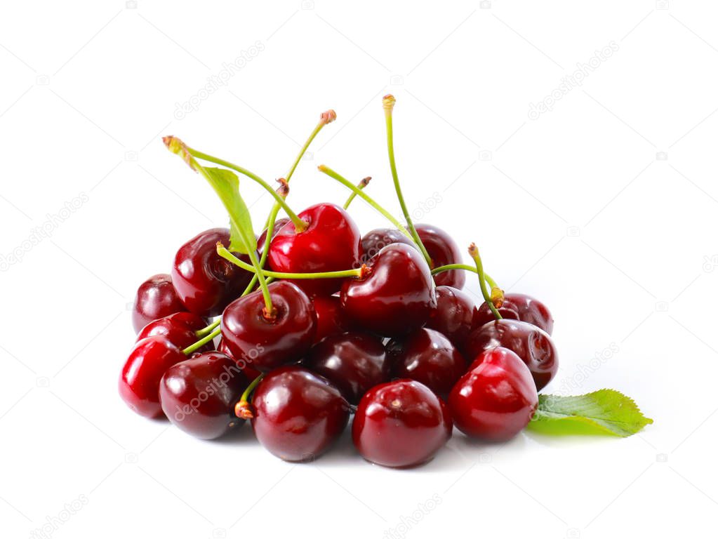 lovely ripe cherry berries cooked for food