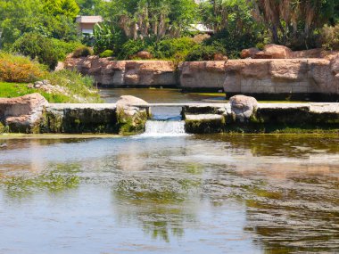 Lara şehir Antalya Türkiye yerleşim bölgesinde pitoresk park Aşağı Duden
