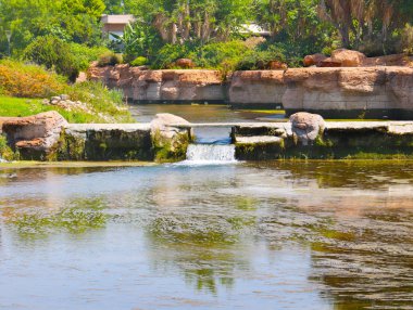 Lara şehir Antalya Türkiye yerleşim bölgesinde pitoresk park Aşağı Duden