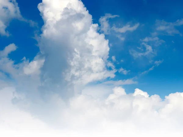 Zonnige Hemel Met Wolken Als Onderdeel Van Het Wild — Stockfoto