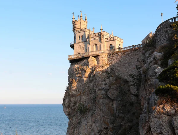 Europe Smallest Medieval Castle Lastochkino Gnezdo City Yalta Crimea — Stock Photo, Image