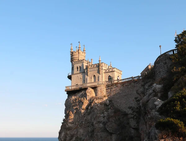 Europe Smallest Medieval Castle Lastochkino Gnezdo City Yalta Crimea — Stock Photo, Image