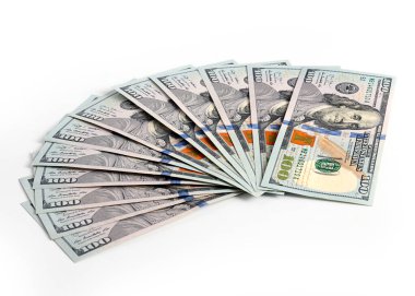 Ödeme sisteminin bir unsuru olarak bir grup Amerikan doları.