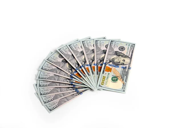 Ένα Μάτσο Αμερικανικά Δολάρια Στοιχείο Του Συστήματος Πληρωμών — Φωτογραφία Αρχείου