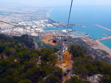 Antalya ilinin kablolu ve limanındaki unsurlar