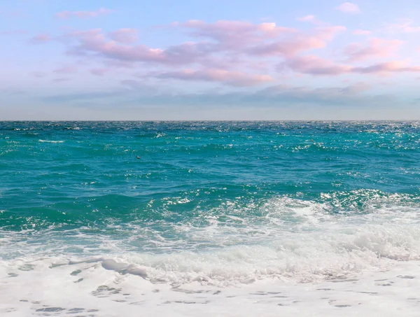 Mooi Zonnig Strand Aan Zeekust Als Vakantieplek — Stockfoto