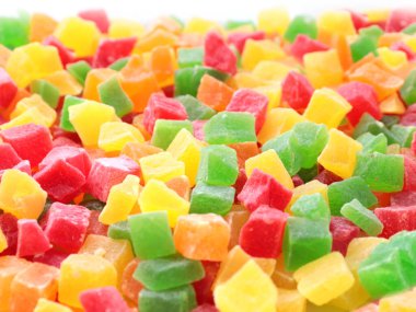 İştahını açmak için ince dilimler ve tropikal meyve parçaları.