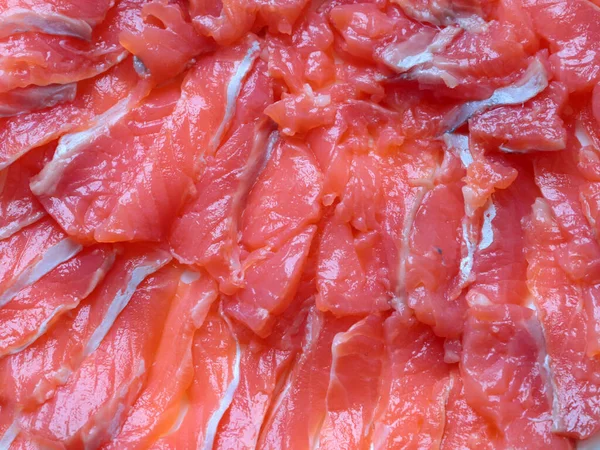 Порции Рыбной Форели Лосося Качестве Угощения Ужин — стоковое фото