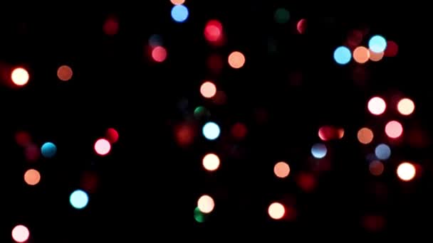 Fasci Luce Diversi Colori Differiscono Nel Grado Illuminazione Decorazione — Video Stock