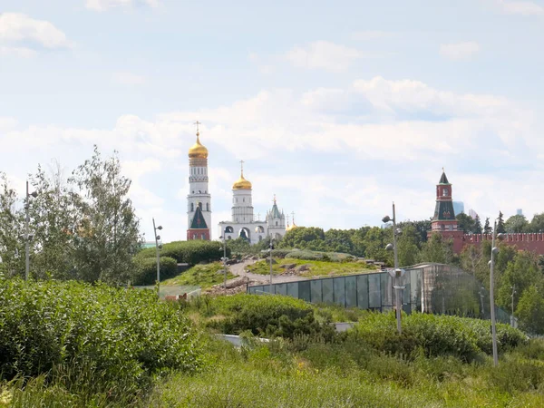 buildings of historical value in Zaryadye park Moscow Russia