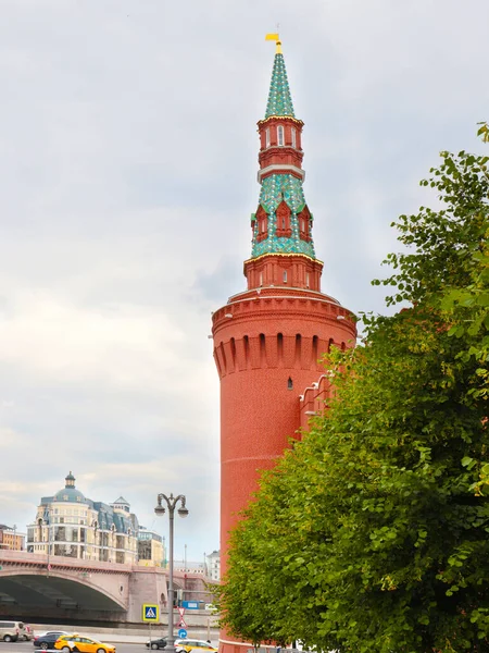 Torn Och Murar Gamla Kreml Moskva Ryssland — Stockfoto
