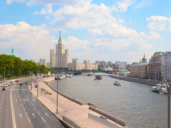 Multi Apartment Residential High Rise Building Kotelnicheskaya River Embankment Moscow — Stock Photo, Image