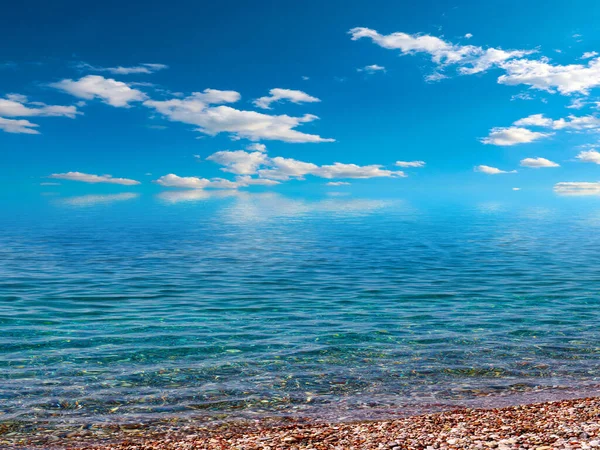 Paisaje Marino Con Olas Una Playa Arena —  Fotos de Stock