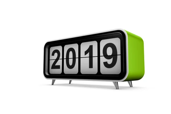 Nieuwjaar 2019 Concept — Stockfoto