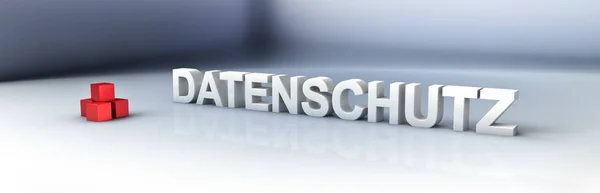 Datenschutz 텍스트 렌더링 스톡 사진