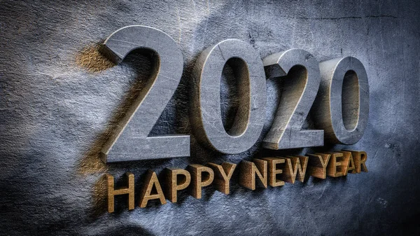 Boldog új évet 2020-ban Stock Fotó