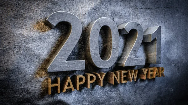 Frohes Neues Jahr 2021 Konzept — Stockfoto