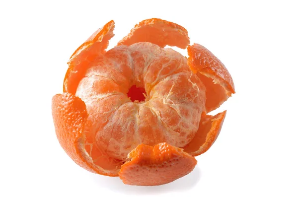 Mandarinenfrüchte Auf Weißem Hintergrund Leer Für Ihre Foto Manipulationen — Stockfoto
