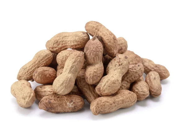 Peanuts White Background — Stock Photo, Image