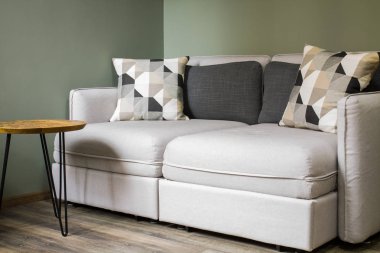 Oturma odasının iç detayları