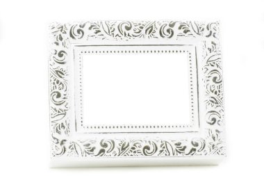 Ahşap vintage fotoğraf çerçevesi