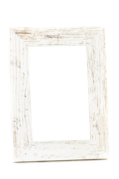Wooden vintage photo frame — Stock Photo, Image