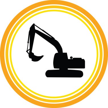 yükleyici bir siluet vektör olarak