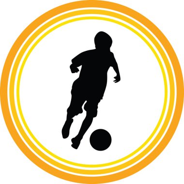 Çocuk oyun futbol vektör