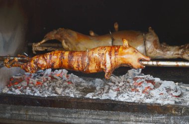 ızgara domuz. kavrulmuş domuz