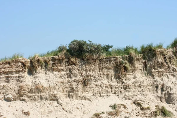 Sandig Klippa Vid Havet — Stockfoto