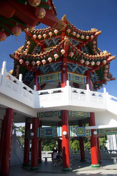 Detalhe Templo Chinês Kuala Lumpur Malásia — Fotografia de Stock