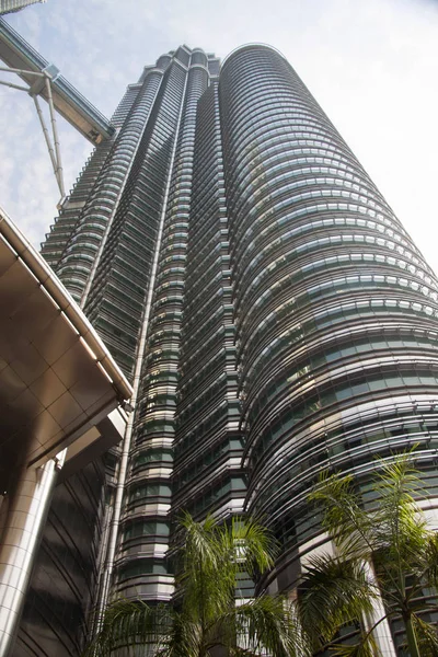 Petronas Towers Kuala Lumpur Wolkenkrabber Maleisië — Stockfoto