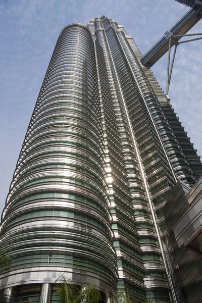 Petronas Towers Kuala Lumpur Wolkenkrabber Maleisië — Stockfoto