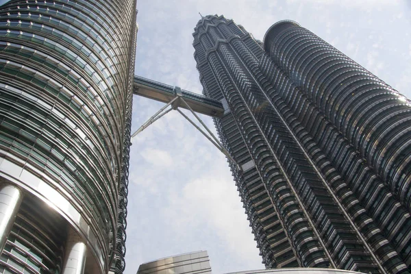 Petronas Kuleleri Kuala Lumpur Gökdelen Malezya — Stok fotoğraf