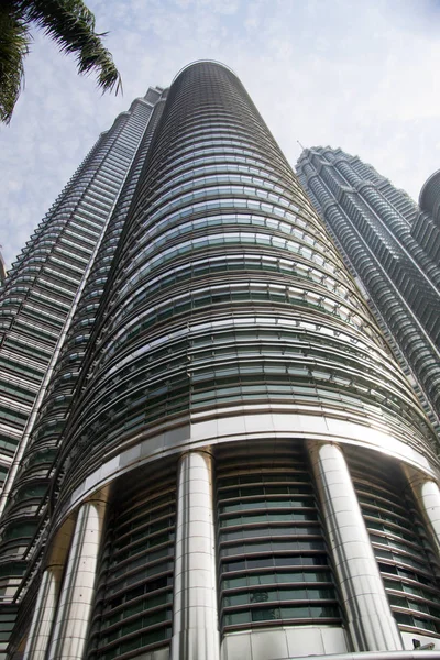 Petronas Towers Kuala Lumpur Небоскреб Малайзия — стоковое фото