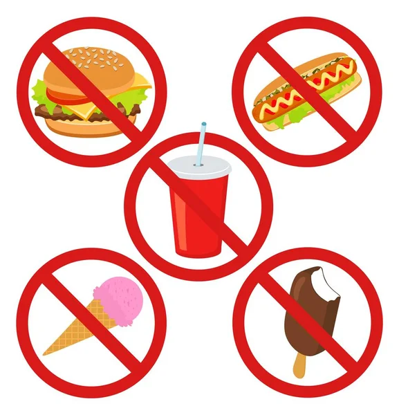 100,000 Prohibido comida Vector Images | Depositphotos