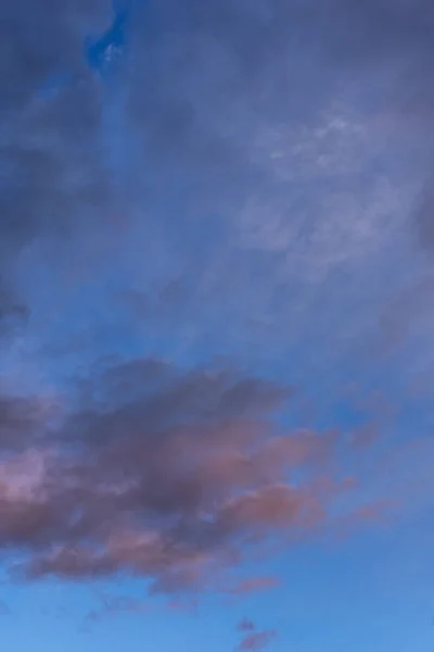 Вид Облачного Голубого Неба Фоне — стоковое фото